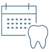 Calendar calendar icon - dentist near me