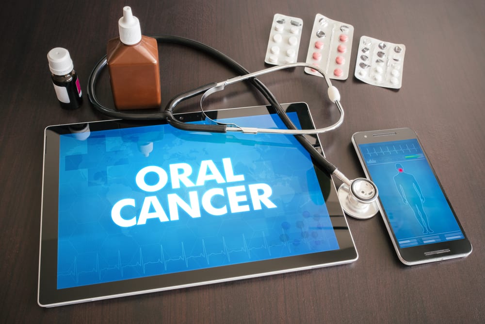 Oral Cancer logo on IPad